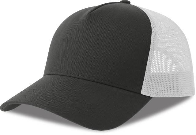 Atlantis Rapper Cotton-S Cap – Dark Grey / White