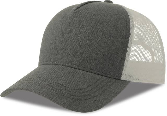 Atlantis Rapper Cotton-S Cap – Grey Melange / White