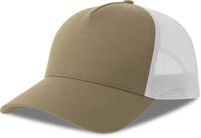 Atlantis Rapper Cotton-S Cap – Khaki / White