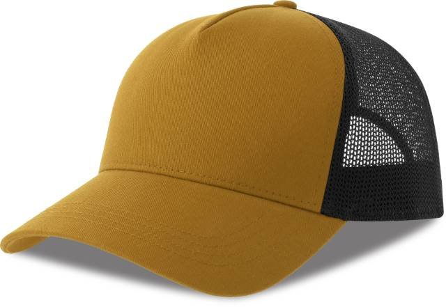 Atlantis Rapper Cotton-S Cap – Mustard / Black