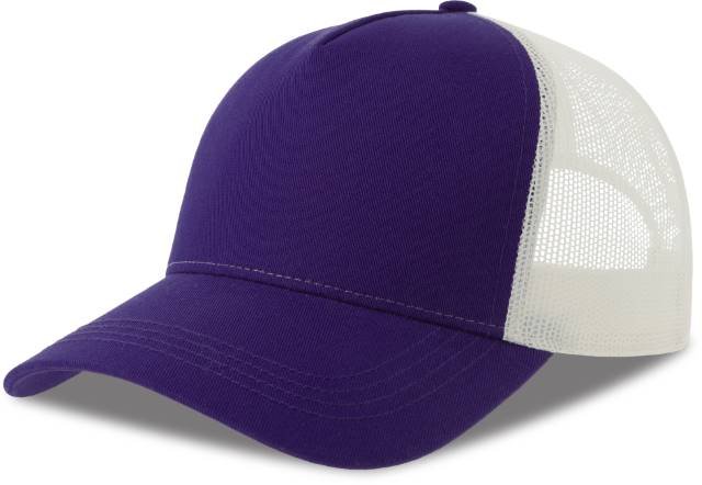 Atlantis Rapper Cotton-S Cap – Purple / White