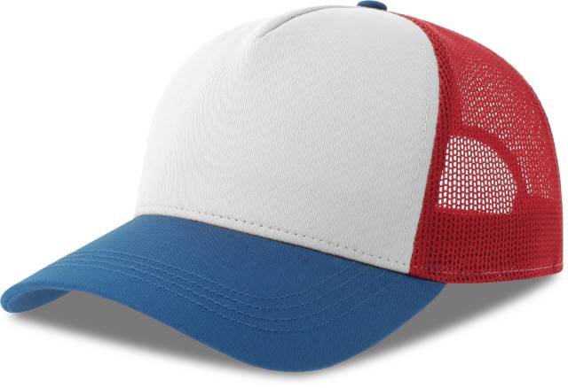 Atlantis Rapper Cotton-S Cap – White / Red