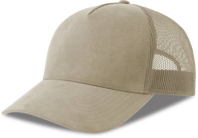 Atlantis Rapper Suede-S Cap – Stone