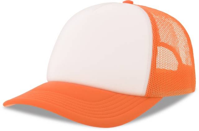 Atlantis Rapper-S Cap – White / Orange Fluo