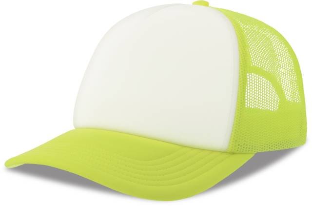 Atlantis Rapper-S Cap – White / Yellow Fluo