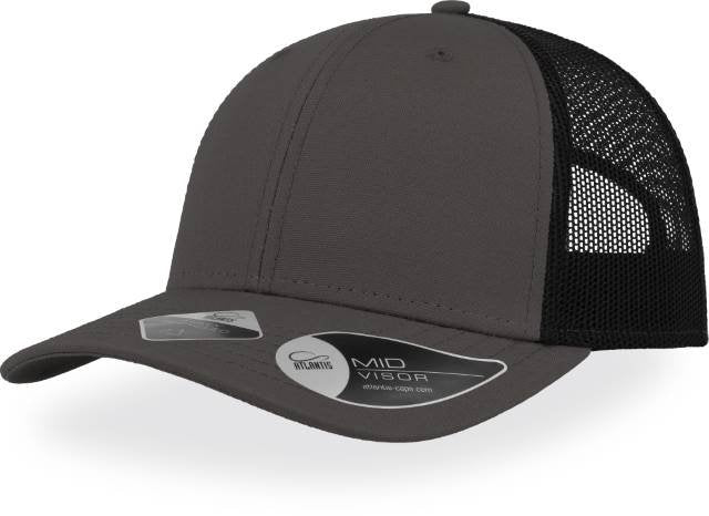Atlantis Recy Three Cap – Dark Grey / Black