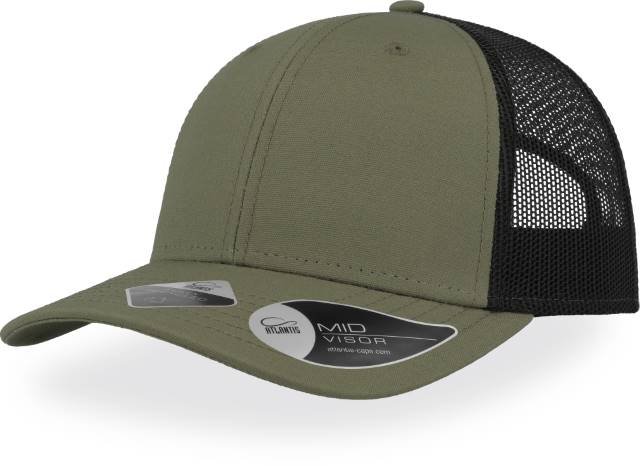 Atlantis Recy Three Cap – Olive / Black
