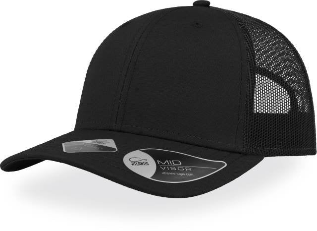 Atlantis Recy Three Cap – Black / Black