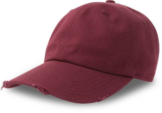Atlantis Dad Hat Destroyed-S – Cardinal Red