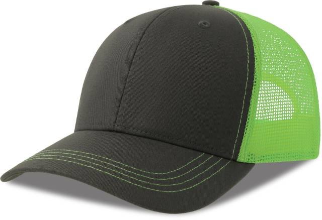 Atlantis Sonic-S Cap – Dark Grey / Green Fluo