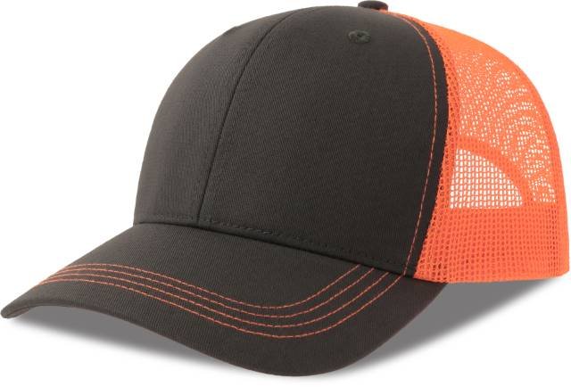 Atlantis Sonic-S Cap – Dark Grey / Orange Fluo