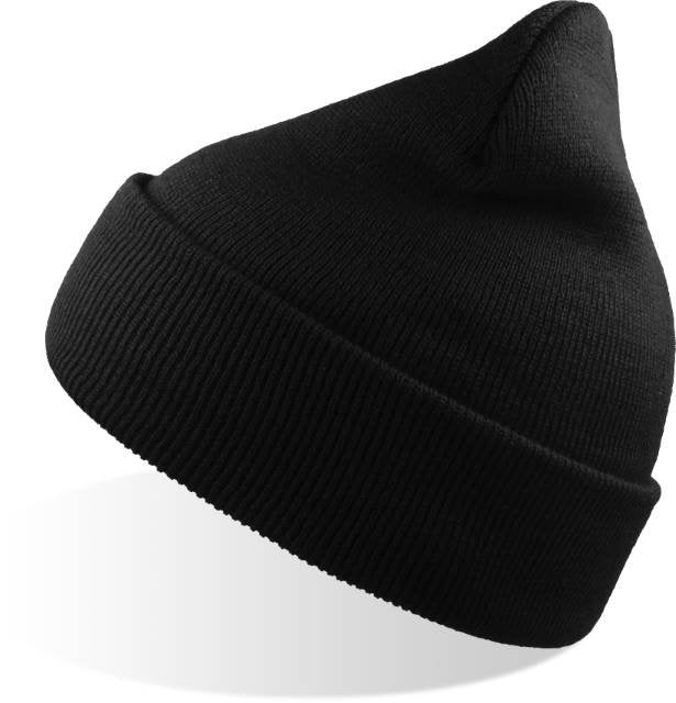 Atlantis Wind-S Beanie with Pompom – Black