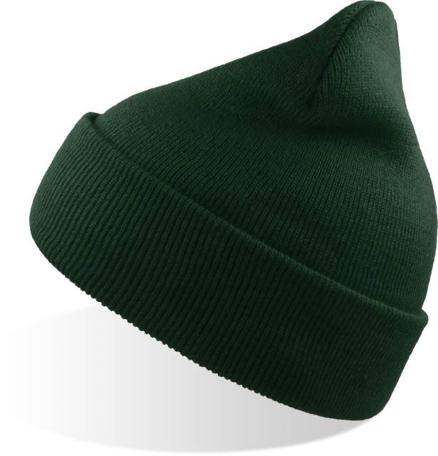 Atlantis Wind-S Beanie with Pompom – Bottle Green
