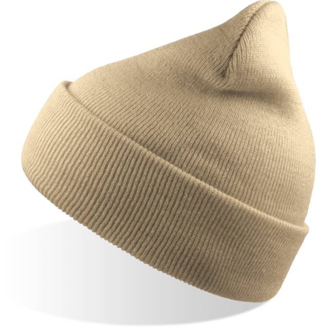 Atlantis Wind-S Beanie with Pompom – Beige