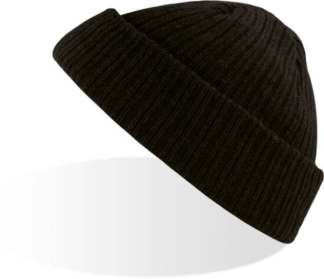 Atlantis Docker Beanie – Black Melange