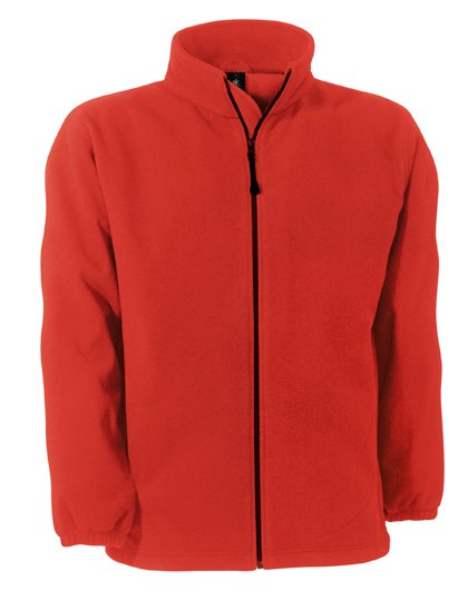 B&C COLLECTION Unisex Fleece WindProtek – Red
