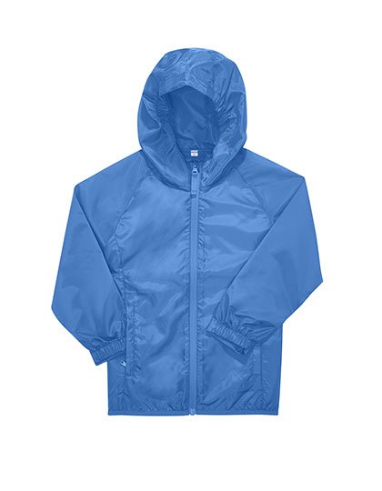 B&C BE INSPIRED Kids #Reset Windbreaker – Lake Blue
