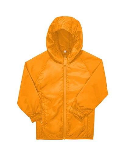 B&C BE INSPIRED Kids #Reset Windbreaker – Meta Orange