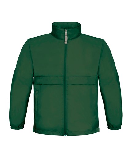 B&C COLLECTION Kids' Jacket Sirocco – Bottle Green