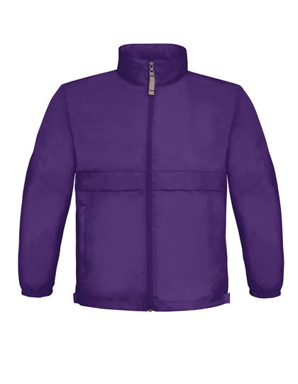 B&C COLLECTION Kids' Jacket Sirocco – Purple