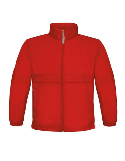 B&C COLLECTION Kids' Jacket Sirocco – Red