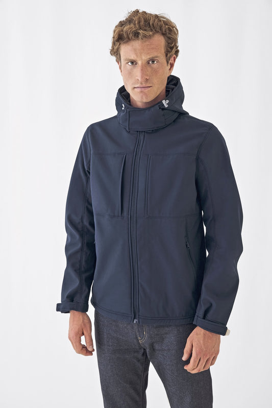 B&C COLLECTION Men's Hooded Softshell