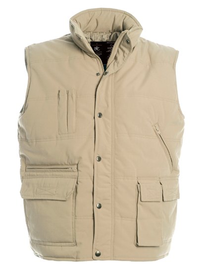B&C COLLECTION Unisex Bodywarmer Explorer – Beige