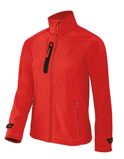 B&C COLLECTION Women's X-Lite Softshell – Deep Red