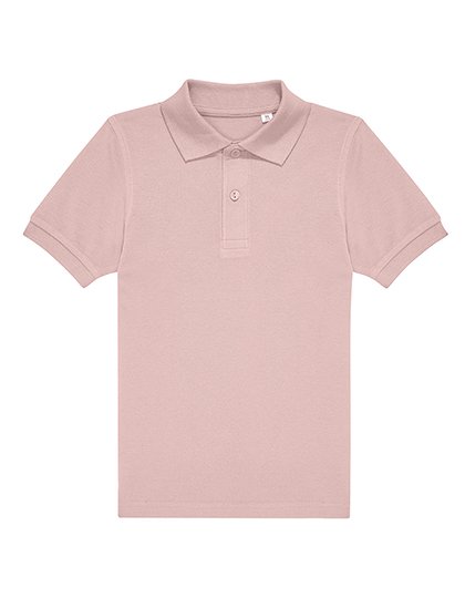B&C BE INSPIRED Kids My Polo 180 – Blush Pink
