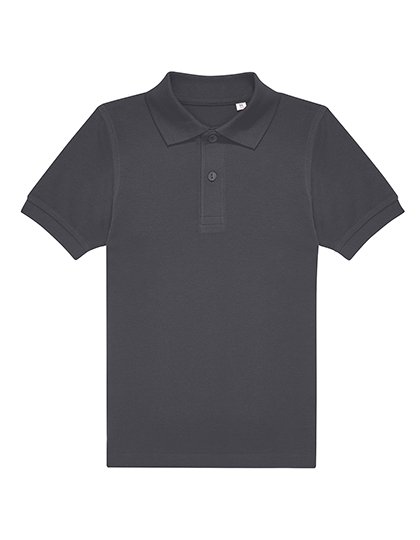 B&C BE INSPIRED Kids My Polo 180 – Dark Grey (Solid)