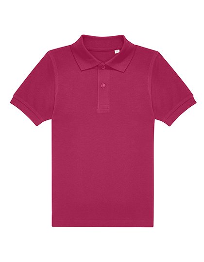 B&C BE INSPIRED Kids My Polo 180 – Meta Fuchsia