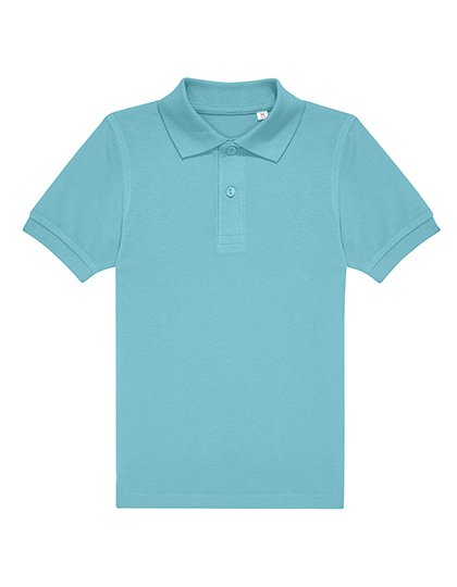 B&C BE INSPIRED Kids My Polo 180 – Meta Turquoise