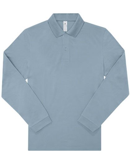 B&C BE INSPIRED My Polo 210 Long Sleeve – Amalfi Blue