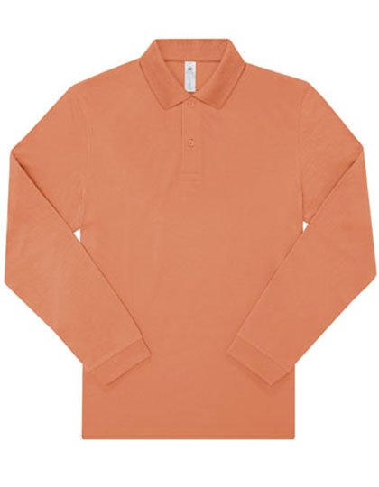 B&C BE INSPIRED My Polo 210 Long Sleeve – Amalfi Coral