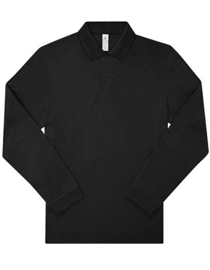 B&C BE INSPIRED My Polo 210 Long Sleeve – Black
