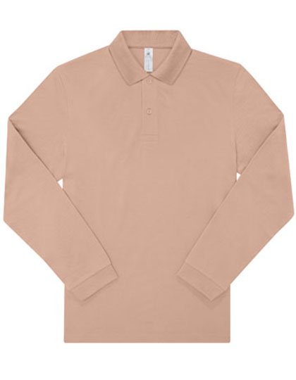 B&C BE INSPIRED My Polo 210 Long Sleeve – Nude