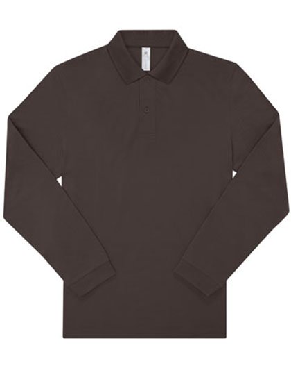 B&C BE INSPIRED My Polo 210 Long Sleeve – Roasted Coffee