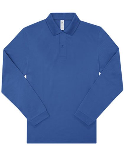 B&C BE INSPIRED My Polo 210 Long Sleeve – Royal Blue