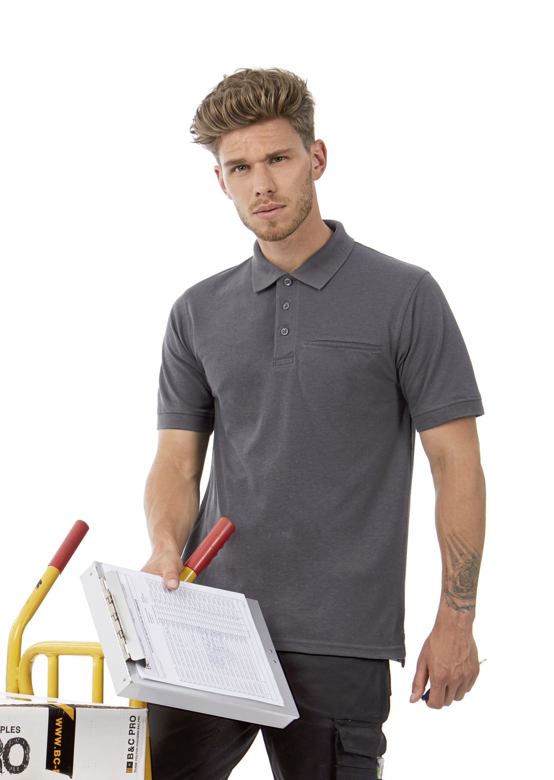 B&C BE INSPIRED Energy Pro Polo