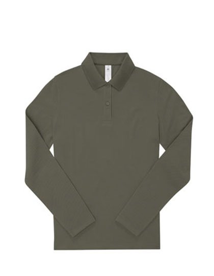 B&C BE INSPIRED My Polo 180 Long Sleeve /Women – Camo Green
