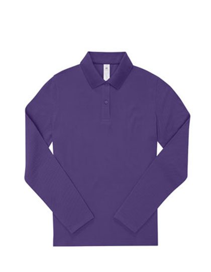 B&C BE INSPIRED My Polo 180 Long Sleeve /Women – Meta Lilac