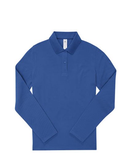 B&C BE INSPIRED My Polo 180 Long Sleeve /Women – Royal Blue