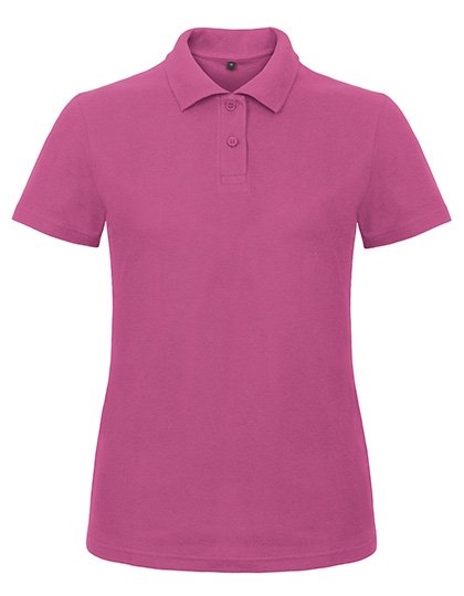 B&C BE INSPIRED Women's Polo ID.001 – Fuchsia