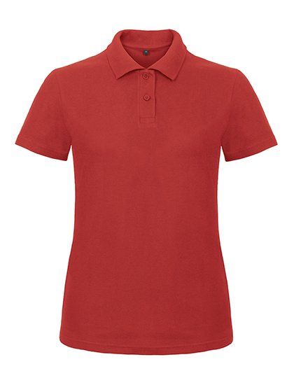 B&C BE INSPIRED Women's Polo ID.001 – Red