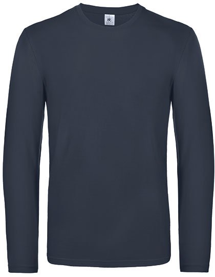 B&C BE INSPIRED Men's T-Shirt #E190 Long Sleeve – Navy