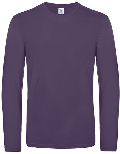 B&C BE INSPIRED Men's T-Shirt #E190 Long Sleeve – Urban Purple