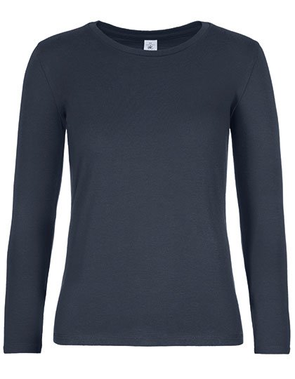 B&C BE INSPIRED Women's T-Shirt #E190 Long Sleeve – Navy