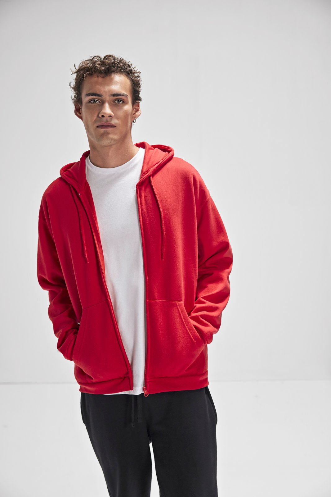B&C BE INSPIRED ID.224 Zip Hood