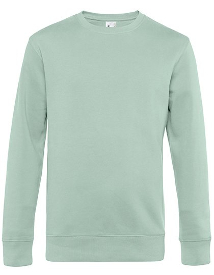 B&C BE INSPIRED KING Crew Neck Sweat_° – Aqua Green
