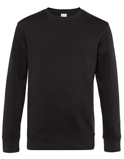 B&C BE INSPIRED KING Crew Neck Sweat_° – Black Pure